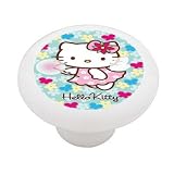 Hello Kitty Fairy Decorative High Gloss Ceramic Drawer Knob