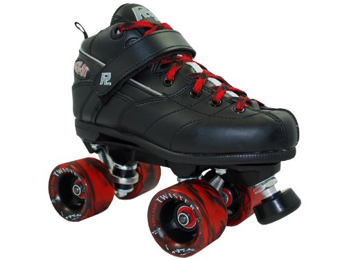 Rock GT50 Black & Red Twister Mens Boys Ladies Womens Girls Kids Childrens Youth Quad Speed Roller Skates