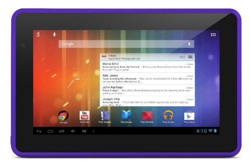 Ematic EGS004-PR 7.0-Inch 4GB Genesis Prime MultiTouch Tablet (Purple)