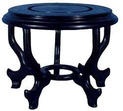 Elegant oriental wooden stand - no rim