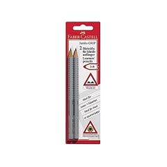 Faber-Castell 111997 - 2 St�ck Bleistifte Jumbo Grip St�rke B