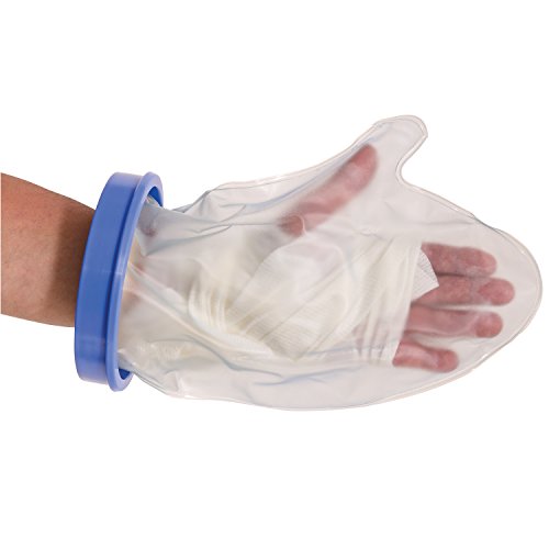 DMI Hand Cast Cover, Adult Clear Waterproof Hand Cast Cover, 12 Inches