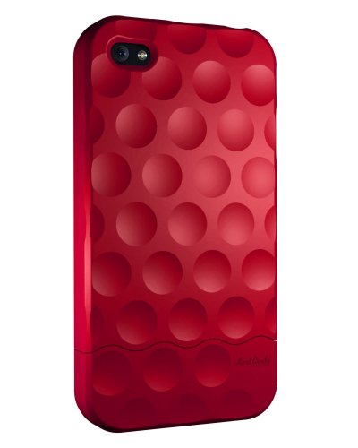 Hard Candy Cases Bubble Slider Soft Touch for iPhone 4 (Red)