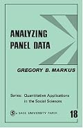 Analyzing Panel Data (Quantitative Applications in the Social Sciences)