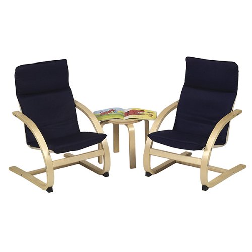Toys: Guidecraft Kid’s Blue Rocker Table and 2 Chair Set
