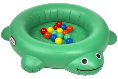 Childrens Toyshop  Toys : Little Tikes 3 in1 Inflatable Turtle with playballs