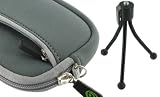 Neoprene Sleeve Case and Spider Tripod for Nikon Coolpix L22 12.1MP Digital Camera Blue 41R25Iv%2BGUL. SL160 Neoprene Sleeve Case and Spider Tripod for Nikon Coolpix L22 12.1MP Digital Camera Blue