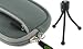 Neoprene Sleeve Case (Grey) and Spider Tripod for Casio Exilim EX-S20 2MP Digital Camera