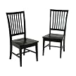American Simplicity Oslo Side Chair 2-pk. - Black