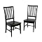 American Simplicity Oslo Side Chair 2-pk. - Black