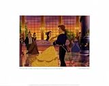 Beauty and the Beast Art Poster Print, 14x11