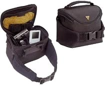 TOPEAK(トピーク) コンパクトハンドルバーバッグ&ファニーバッグ ブラック BAG164/TT3016B