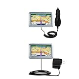 Essential Kit for the Garmin Nuvi 710 - includes Car and Wall Charger with Rapid Charge Technology - Gomadic Brand w/ TipExchange Technology