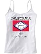 CALIFORNIA - THE GOLDEN STATE - FLAG - State Series - White Women's / Girls Camisole (Girlie / Babydoll)