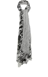Dot Floral Scarf