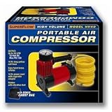Q Industries HV40 SuperFlow Portable Air Compressor 150 PSI with Coil Hose