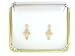 Jewelry : 10k Yellow-gold Black Hills Gold Cross Dangle-Earrings