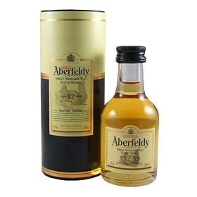 Aberfeldy 12 year old Single Malt Scotch Whisky 5cl Miniature