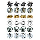 from Star Wars Star Wars Original Design - 24 Edible Wafer Paper Fairy/Cup Cake Toppers