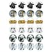 from Star Wars Star Wars Original Design - 24 Edible Wafer Paper Fairy/Cup Cake Toppers