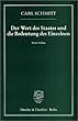 Der Wert des Staates und die Bedeutung des Einzelnen