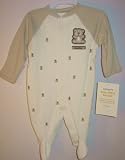 Preemie Baby Boy Teddy Bear Footsie