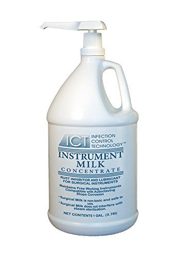 Instrument Milk Concentrated Rust Inhibitor and Lubricant for surgical instruments. 1 gallon concentrate makes 6 gallons of solution.