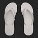 Abercrombie & Fitch Women's Classic Flip Flops - White (XS)