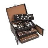 Scatola del Tempo TESORO C Collectors Jewelry Case In Leather