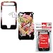 Nails Love Heart Tattoo Design Snap-On Cover Hard Case Cell Phone Protector for Apple iPhone i-Phone 3G