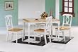Natural Solid Wood Frame Farm House Table