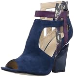 Calvin Klein Womens Carlen Suede Snake Nappa Ankle Boot