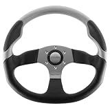 Momo CMD35BK0G Commando Gray 350 mm Leather Steering Wheel