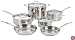 Cuisinart Chef's Classic Stainless-Steel 10-Piece Cookware Set