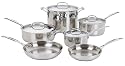 Cuisinart Chef's Classic Stainless-Steel 10-Piece Cookware Set