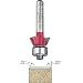 Freud 41-104 25-Degree 2-Flute Bevel Trim Router Bit with 1/4-Inch Shank