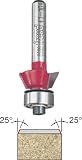 Freud 41-104 25-Degree 2-Flute Bevel Trim Router Bit with 1/4-Inch Shank