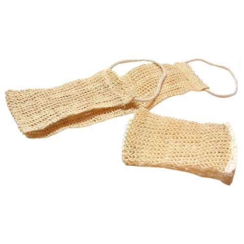 Sisal-Rückenband und Handschuh-Set (für Bad und Sauna)