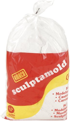 AMACO Sculptamold Modeling Compound, 3-Pound, White