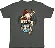 Family Guy Stewie Born to Rule Charcoal T-shirt Tee