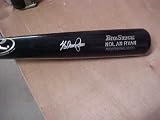 Nolan Ryan Hand Signed Autographed Texas Rangers Full Size Engraved Rawlings Big Stick Baseball Bat w/ Photo of Signing