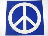 PEACE SIGN 2 BUMPER STICKERS WONDERFUL, RELEVANT MESSAGE!