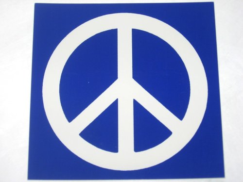PEACE SIGN 2 BUMPER STICKERS WONDERFUL, RELEVANT MESSAGE!