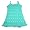 Girlfriends by Anita G. - Toddler Girls Polka Dot Tank Dress, Turquoise, Lime, White (Size 3T)