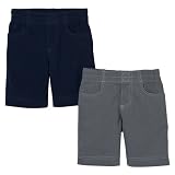 Infant/Toddler Boys' Circo® 2pk Pull on Shorts - Gray/Blue