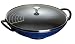 Staub Wok with Glass Lid and Tempura Rack, 6 Quart, Royal Blue