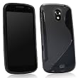 BoxWave Samsung Galaxy Nexus DuoSuit - Slim-Fit Ultra Durable TPU Case with Stylish "S" Design on Back - Samsung Galaxy Nexus Cases and Covers (Jet Black)
