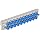 SMC KDM Series Polybutylene Terephthalate Rectangular Plug Side Multi-Connector, 8mm Tube OD, 20 Connecting Tubes