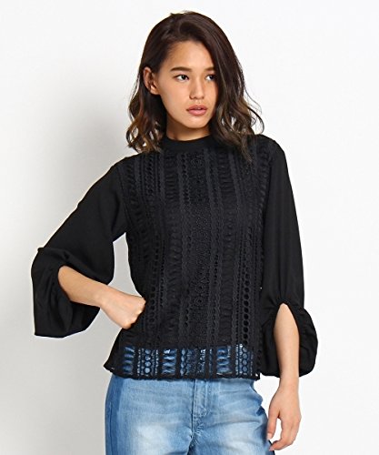 (オゾック) OZOC レース切替ブラウス 16289527