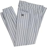 Wilson Mens Poly Warp Knit Pinstripe Pants - 28 Inch Length